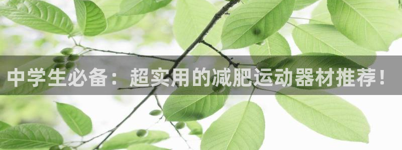 三亿体育官网下载平台注册要钱吗：中学生必备：超实用的减肥运动